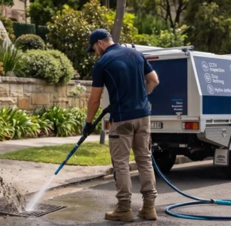 Treating a smelly drain at a Kirrawee home