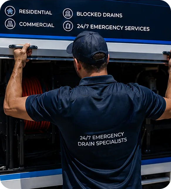 Licensed blocked drain plumber servicing a Kirrawee home